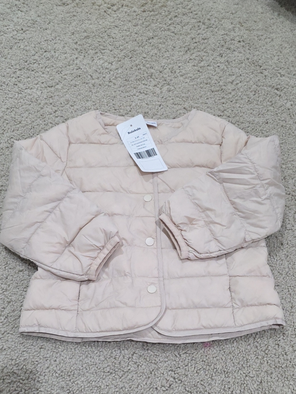 New! 3-4Y Quilted Puffer Jacket